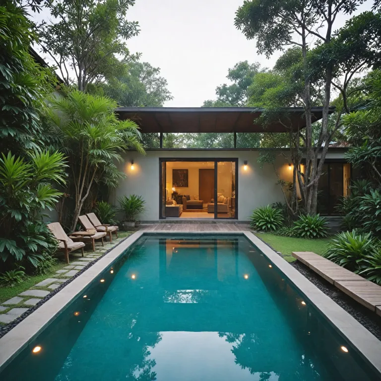 Sensasi menginap elegan di villa biru lembang untuk liburan premium pegunungan